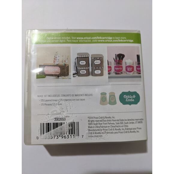 Cricut Cartridge - HOME ORGANIZATION 350 Images Kitchen Closet Pantry Labeling - Picture 12 of 12